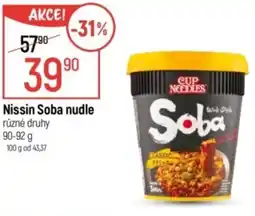 Globus Nissin Soba nudle nabídka