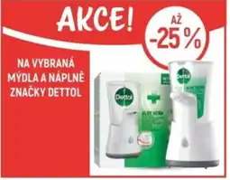 Globus Na vybraná mýdla a náplně značky Dettol nabídka