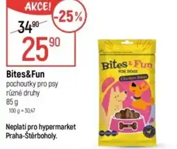 Globus Bites&Fun pochoutky pro psy nabídka