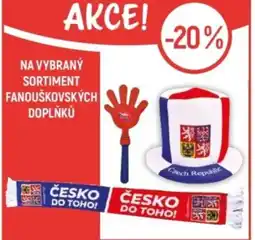 Globus Na vybraný sortiment fanouškovských Doplňků nabídka