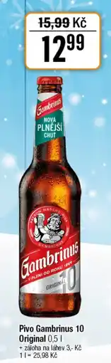 TEMPO Pivo Gambrinus 10 Original nabídka
