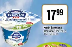 TEMPO Kunín Zakysaná smetana 15% nabídka
