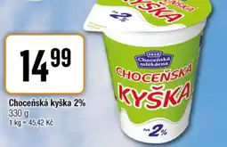 TEMPO Choceňská kyška 2% nabídka
