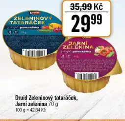 TEMPO Druid Zeleninový tataráček, Jarní zelenina nabídka