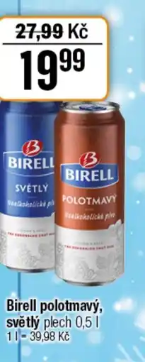 TEMPO Birell polotmavý, světlý nabídka