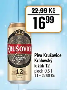 TEMPO Pivo Krušovice Královský ležák 12 nabídka