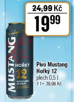 TEMPO Pivo Mustang Hořký 12 nabídka