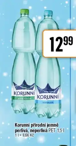 TEMPO Korunní přírodní jemně perlivá, neperlivá nabídka