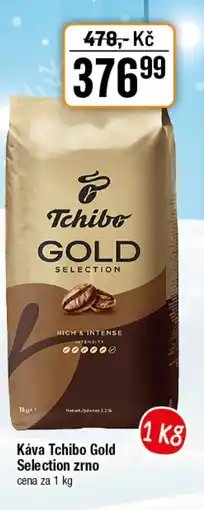 TEMPO Káva Tchibo Gold Selection zrno nabídka