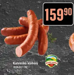 TEMPO Karvinské klobásy nabídka