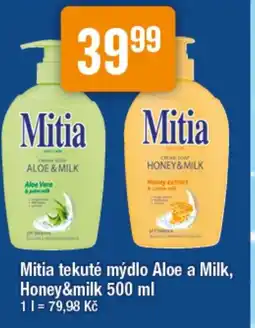 TEMPO Mitia tekuté mýdlo Aloe a Milk, Honey&milk nabídka