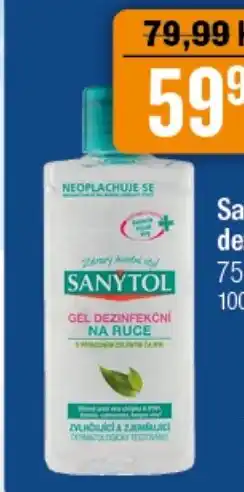 TEMPO Sanytol dezinfekční gel nabídka