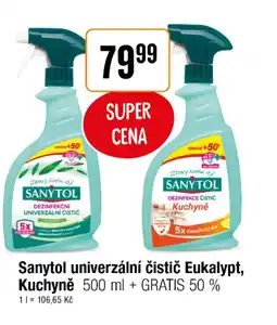 TEMPO Sanytol univerzální čistič Eukalypt, Kuchyně nabídka