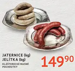 Coop hb Jaternice (kg) Jelítka (kg) nabídka