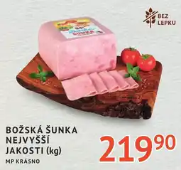 Coop hb Božská šunka nejvyšší jakosti (kg) nabídka