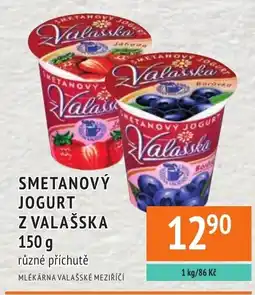 Coop hb Smetanový jogurt z valašska nabídka