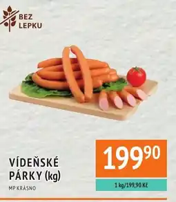 Coop hb Vídeňské párky nabídka