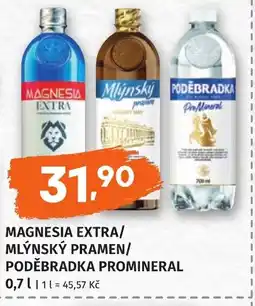 Coop hb Magnesia extra/ mlýnský pramen/ poděbradka promineral nabídka