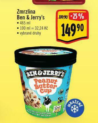 Albert Zmrzlina ben&amp;jerry´s nabídka