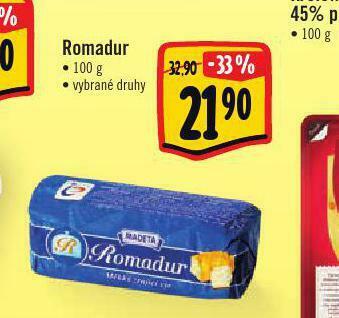 Albert Romadur nabídka