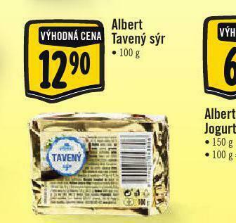 Albert Albert tavený sýr nabídka