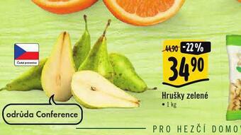Hrušky zelené