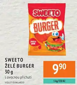 Coop hb Sweeto želé burger nabídka