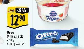 Albert Oreo milk snack nabídka