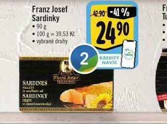 Albert Franz josef sardinky nabídka