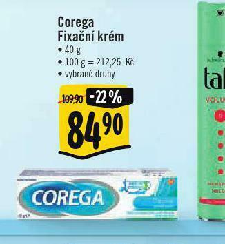 Albert Corega fixační krém nabídka