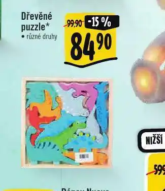 Albert Dřevěné puzzle nabídka