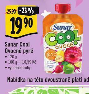 Albert Sunra cool ovocné pyré nabídka