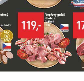Globus Vepřový guláš nabídka