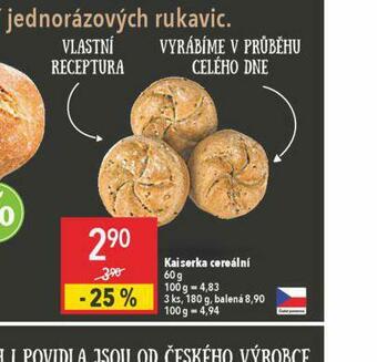 Globus Kaiserka cereální nabídka