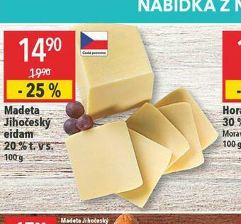 Globus Madeta jihočeský eidam 20% nabídka