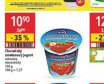 Globus Choceňský smetanový jogurt nabídka