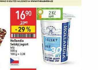 Globus Hollandia selský jogurt nabídka