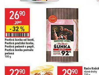 Globus Poctivá pražská šunka nabídka