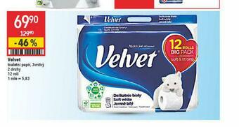 Globus Velvet toaletní papír nabídka