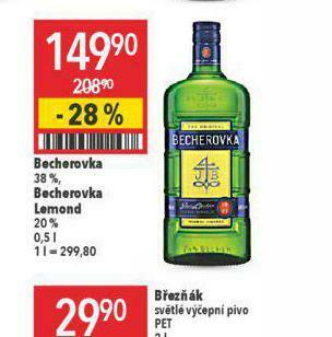 Globus Becherovka / becherovka lemond nabídka