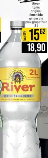 Jip River tonic original limonáda ginger ale pink grapefruit nabídka