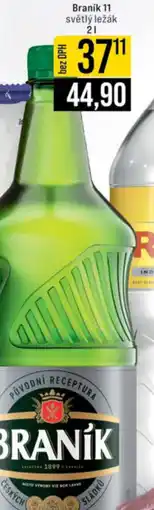 Jip Braník 11 světlý ležák nabídka