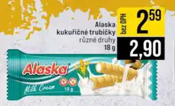 Jip Alaska kukuřičné trubičky nabídka