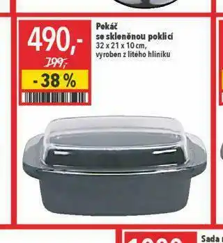 Globus Pekáč se skleněnou poklicí nabídka