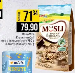 Jip Bona Vita Crunchy müsli nabídka