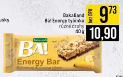 Jip Bakalland Ba! Energy tyčinka nabídka