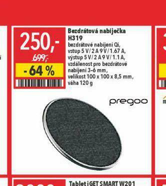 Globus Bezdrátová nabíječka nabídka