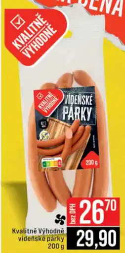 Jip Kvalitně Výhodně videňské párky nabídka