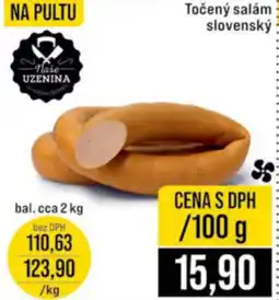 Jip Točený salám slovenský nabídka