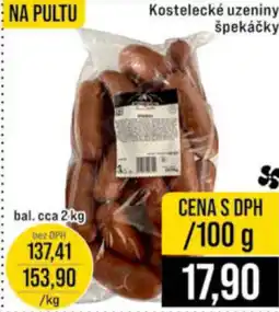 Jip Kostelecké uzeniny špekáčky nabídka